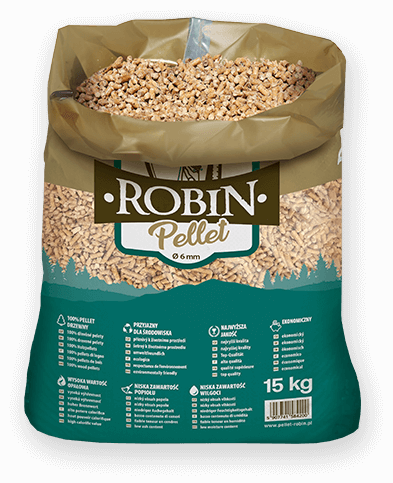 worek pelletu opałowego Robin do kupienia w Brzegu lub sklepie internetowym